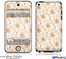 iPod Touch 4G Decal Style Vinyl Skin - Flowers Pattern 15