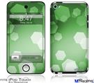 iPod Touch 4G Decal Style Vinyl Skin - Bokeh Hex Green