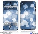 iPod Touch 4G Decal Style Vinyl Skin - Bokeh Squared Blue