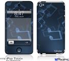 iPod Touch 4G Decal Style Vinyl Skin - Bokeh Music Blue