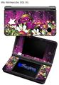 Grungy Flower Bouquet - Decal Style Skin fits Nintendo DSi XL (DSi SOLD SEPARATELY)