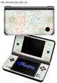 Flowers Pattern 02 - Decal Style Skin fits Nintendo DSi XL (DSi SOLD SEPARATELY)