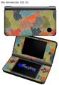 Flowers Pattern 03 - Decal Style Skin fits Nintendo DSi XL (DSi SOLD SEPARATELY)