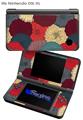 Flowers Pattern 04 - Decal Style Skin fits Nintendo DSi XL (DSi SOLD SEPARATELY)