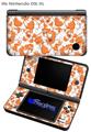 Flowers Pattern 14 - Decal Style Skin fits Nintendo DSi XL (DSi SOLD SEPARATELY)