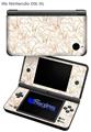 Flowers Pattern 17 - Decal Style Skin fits Nintendo DSi XL (DSi SOLD SEPARATELY)