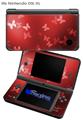 Bokeh Butterflies Red - Decal Style Skin fits Nintendo DSi XL (DSi SOLD SEPARATELY)