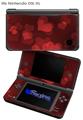 Bokeh Hearts Red - Decal Style Skin fits Nintendo DSi XL (DSi SOLD SEPARATELY)