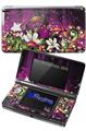 Grungy Flower Bouquet - Decal Style Skin fits Nintendo 3DS (3DS SOLD SEPARATELY)