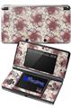 Flowers Pattern 23 - Decal Style Skin fits Nintendo 3DS (3DS SOLD SEPARATELY)