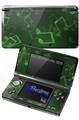 Bokeh Music Green - Decal Style Skin fits Nintendo 3DS (3DS SOLD SEPARATELY)