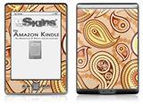 Paisley Vect 01 - Decal Style Skin (fits 4th Gen Kindle with 6inch display and no keyboard)