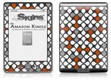 Locknodes 05 Burnt Orange - Decal Style Skin (fits 4th Gen Kindle with 6inch display and no keyboard)
