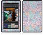 Amazon Kindle Fire (Original) Decal Style Skin - Flowers Pattern 08