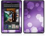 Amazon Kindle Fire (Original) Decal Style Skin - Bokeh Hex Purple