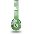 WraptorSkinz Skin Decal Wrap compatible with Beats Solo HD (Original) Bokeh Squared Green (HEADPHONES NOT INCLUDED)