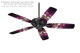 Grungy Flower Bouquet - Ceiling Fan Skin Kit fits most 52 inch fans (FAN and BLADES SOLD SEPARATELY)