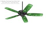 Bokeh Butterflies Green - Ceiling Fan Skin Kit fits most 52 inch fans (FAN and BLADES SOLD SEPARATELY)