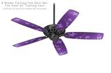 Bokeh Butterflies Purple - Ceiling Fan Skin Kit fits most 52 inch fans (FAN and BLADES SOLD SEPARATELY)