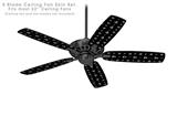 Nautical Anchors Away 02 Black - Ceiling Fan Skin Kit fits most 52 inch fans (FAN and BLADES SOLD SEPARATELY)