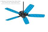 Nautical Anchors Away 02 Blue Medium - Ceiling Fan Skin Kit fits most 52 inch fans (FAN and BLADES SOLD SEPARATELY)
