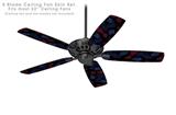 Floating Coral Black - Ceiling Fan Skin Kit fits most 52 inch fans (FAN and BLADES SOLD SEPARATELY)