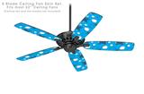 Starfish and Sea Shells Blue Medium - Ceiling Fan Skin Kit fits most 52 inch fans (FAN and BLADES SOLD SEPARATELY)