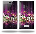 Grungy Flower Bouquet - Decal Style Skin (fits Nokia Lumia 928)
