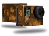 Bokeh Hearts Orange - Decal Style Skin fits GoPro Hero 4 Black Camera (GOPRO SOLD SEPARATELY)