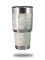 WraptorSkinz Skin Wrap compatible with RTIC 30oz ORIGINAL 2017 AND OLDER Tumblers Flowers Pattern 02 (TUMBLER NOT INCLUDED)