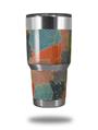 WraptorSkinz Skin Wrap compatible with RTIC 30oz ORIGINAL 2017 AND OLDER Tumblers Flowers Pattern 03 (TUMBLER NOT INCLUDED)