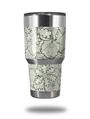 WraptorSkinz Skin Wrap compatible with RTIC 30oz ORIGINAL 2017 AND OLDER Tumblers Flowers Pattern 05 (TUMBLER NOT INCLUDED)