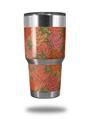 WraptorSkinz Skin Wrap compatible with RTIC 30oz ORIGINAL 2017 AND OLDER Tumblers Flowers Pattern Roses 06 (TUMBLER NOT INCLUDED)