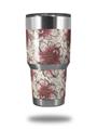 WraptorSkinz Skin Wrap compatible with RTIC 30oz ORIGINAL 2017 AND OLDER Tumblers Flowers Pattern 23 (TUMBLER NOT INCLUDED)