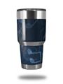 WraptorSkinz Skin Wrap compatible with RTIC 30oz ORIGINAL 2017 AND OLDER Tumblers Bokeh Music Blue (TUMBLER NOT INCLUDED)