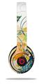 WraptorSkinz Skin Decal Wrap compatible with Beats Solo 2 and Solo 3 Wireless Headphones Water Butterflies (HEADPHONES NOT INCLUDED)