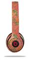WraptorSkinz Skin Decal Wrap compatible with Beats Solo 2 and Solo 3 Wireless Headphones Flowers Pattern Roses 06 (HEADPHONES NOT INCLUDED)