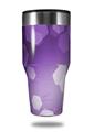 Skin Decal Wrap for Walmart Ozark Trail Tumblers 40oz Bokeh Hex Purple (TUMBLER NOT INCLUDED) by WraptorSkinz