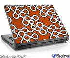 Laptop Skin (Small) - Locknodes 03 Burnt Orange