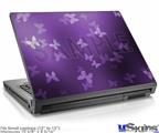 Laptop Skin (Small) - Bokeh Butterflies Purple