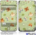iPod Touch 2G & 3G Skin - Birds Butterflies and Flowers
