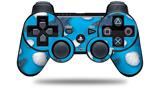 Sony PS3 Controller Decal Style Skin - Starfish and Sea Shells Blue Medium (CONTROLLER NOT INCLUDED)