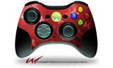 XBOX 360 Wireless Controller Decal Style Skin - Bokeh Butterflies Red (CONTROLLER NOT INCLUDED)
