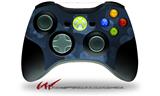 XBOX 360 Wireless Controller Decal Style Skin - Bokeh Hearts Blue (CONTROLLER NOT INCLUDED)