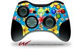 XBOX 360 Wireless Controller Decal Style Skin - Beach Flowers Blue Medium (CONTROLLER NOT INCLUDED)
