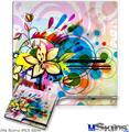 Decal Skin compatible with Sony PS3 Slim Floral Splash