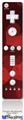 Wii Remote Controller Face ONLY Skin - Bokeh Hearts Red