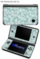 Flowers Pattern 09 - Decal Style Skin fits Nintendo DSi XL (DSi SOLD SEPARATELY)