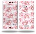 Flowers Pattern Roses 13 - Decal Style Skin (fits Nokia Lumia 928)