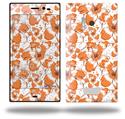 Flowers Pattern 14 - Decal Style Skin (fits Nokia Lumia 928)